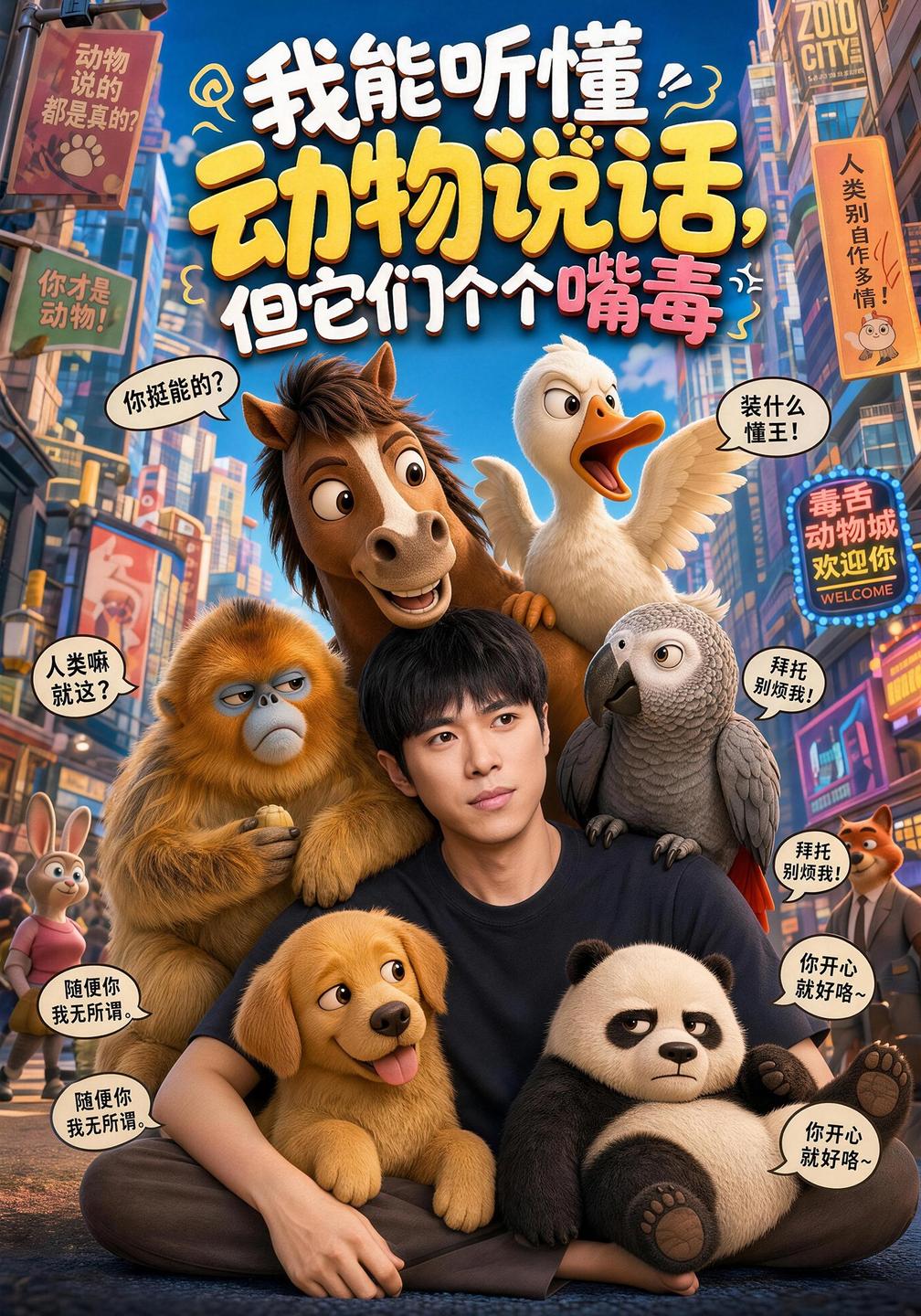 我能听懂动物说话，但它们个个嘴毒(全集)